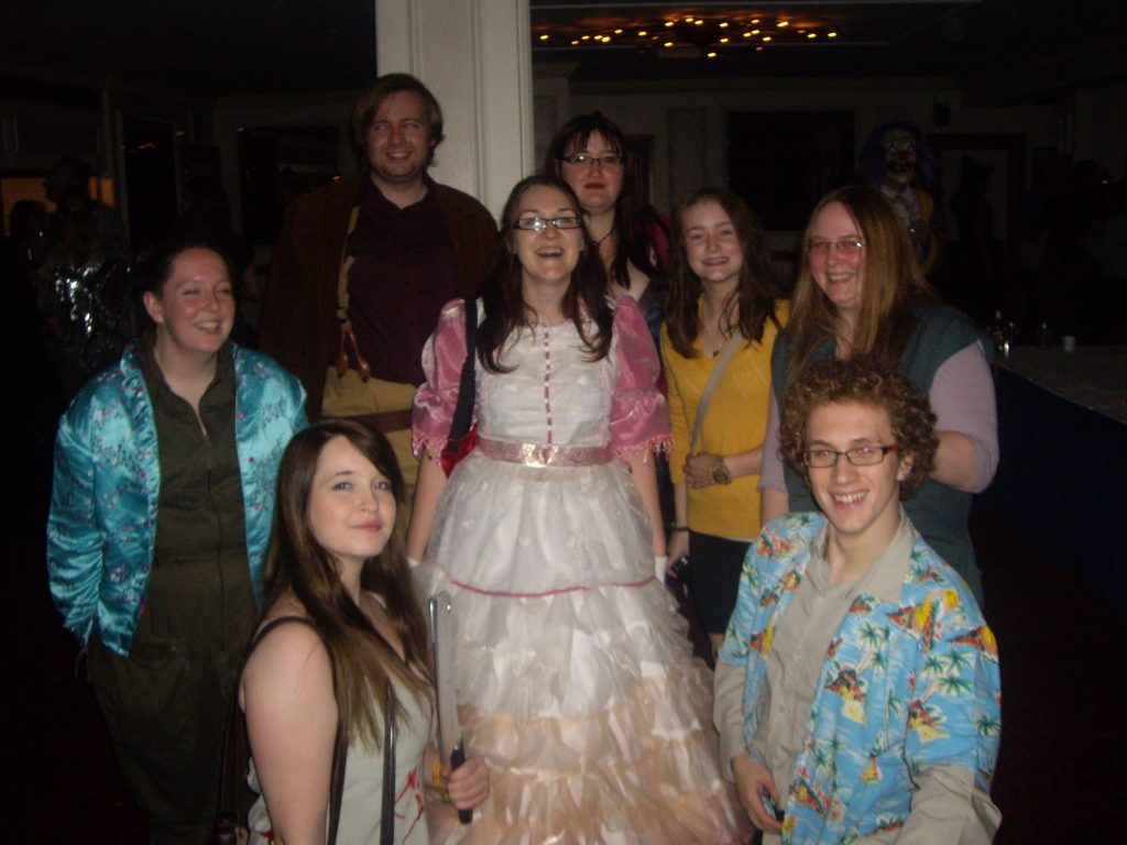 Firefly group cosplay with Shindig Kaylee - Hallowhedon 2