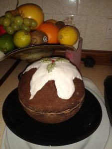 Christmas Pudding Novelty Cake