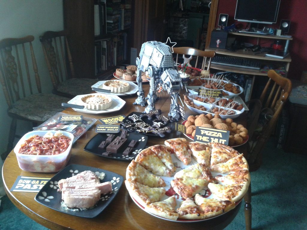 Star Wars Day Party food / buffet