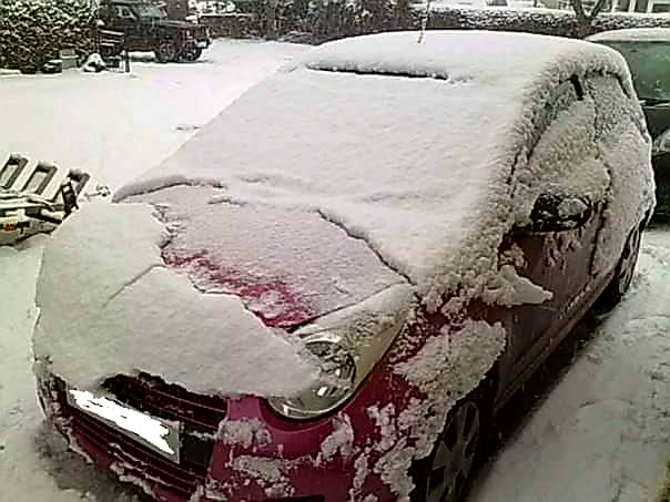 Suzuki Alto SZ3 in the snow