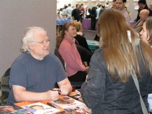 Colin Baker at Memorabilia show 2009