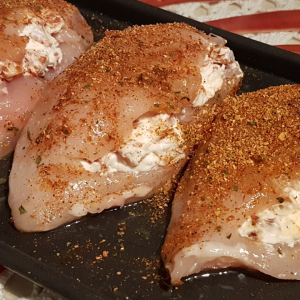 Cheese Stuffed BBQ Chicken