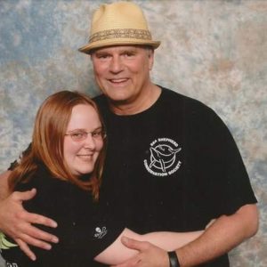 Richard Dean Anderson with fan